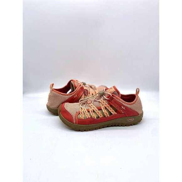 Chaco Outcross 2 Youth Kids Size 5 Bright Orange Outdoor Water Sport Sandals - Picture 2 of 7